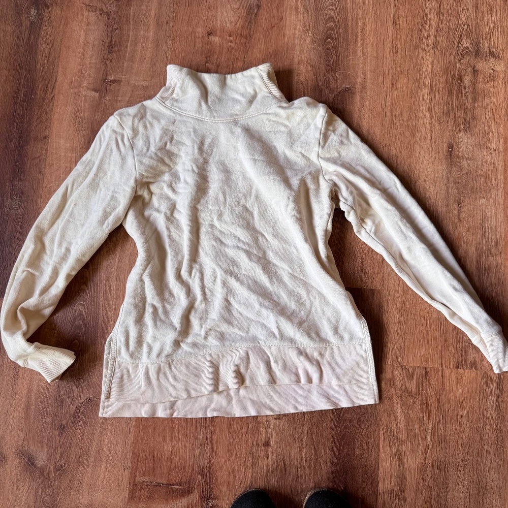 Cotton Columbia Mockneck Tunic Sweater